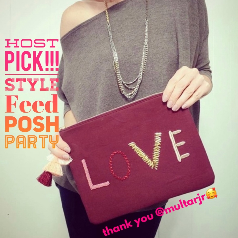 Stella & Dot | Pegasus Style Retired💖Love💖Clutch - Picture 7 of 12